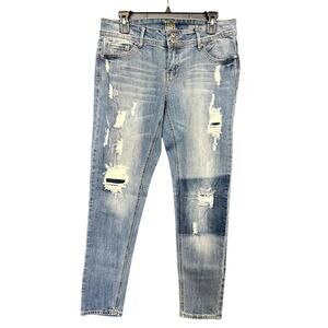 True Craft Distressed Skinny Jeans Size 9